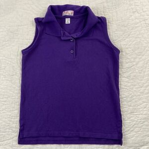 Vintage BAW Athletic Wear 100% Combed Cotton Collared Tank Top size XS